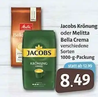 Markant Jacobs Krönung Oder Melitta Bella Crema Angebot