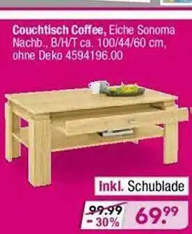 Möbel Boss Couchtisch Coffee Angebot