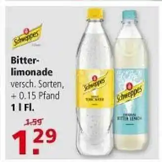 Multi Markt Schweppes Bitterlimonade Angebot