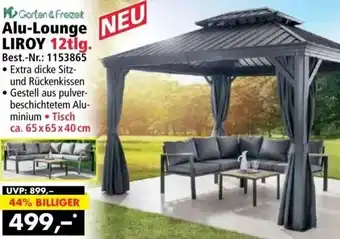 Norma Garten & Freizeit Alu-Lounge LIROY 12tlg. Angebot