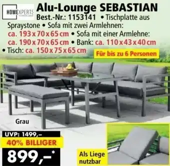 Norma Homexperts Alu-Lounge SEBASTIAN Angebot