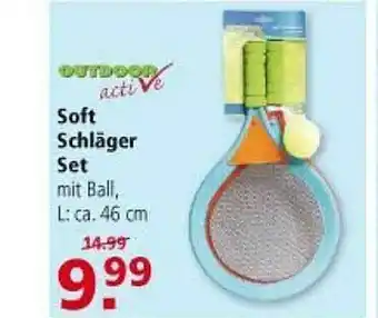 Multi Markt Outdoor Active Soft Schläger Set Angebot