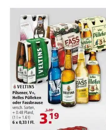 Multi Markt Veltins Pilsener V+ Helles Pülleken Oder Fassbrause Angebot