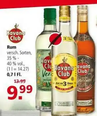 Multi Markt Rum Havana Club Angebot