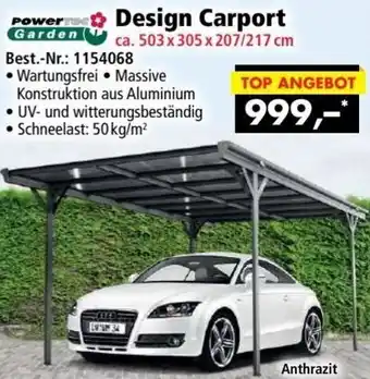 Norma Powertec Garden Design Carport Angebot