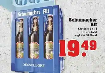 trinkgut Schumacher Alt Angebot