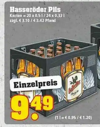 trinkgut Hasseröder Pils Angebot