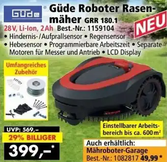 Norma Güde Roboter Rasenmäher GRR 180.1 Angebot