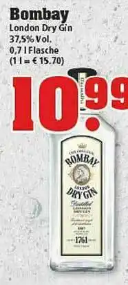 trinkgut Bombay London Dry Gin Angebot