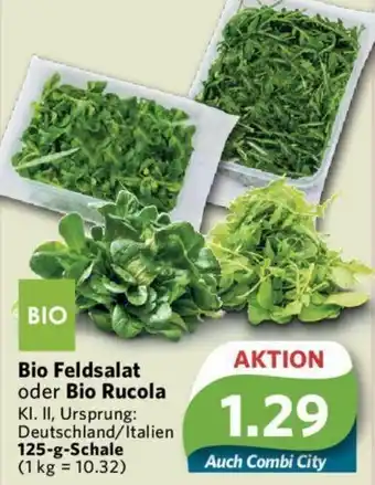 Combi Bio Feldsalat oder Bio Rucola 125-g-Schale Angebot