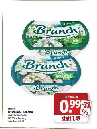 Wasgau Brunch Frischkäse-schalen Angebot