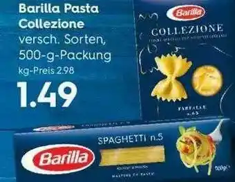 Wasgau Barilla Pasta Collezione Angebot