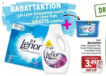 Wasgau Lenor Waschmittel Angebot