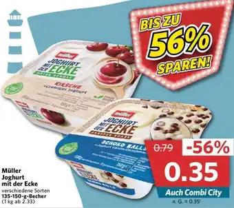 Combi Müller Joghurt mit der Ecke 135-150 g Becher Angebot