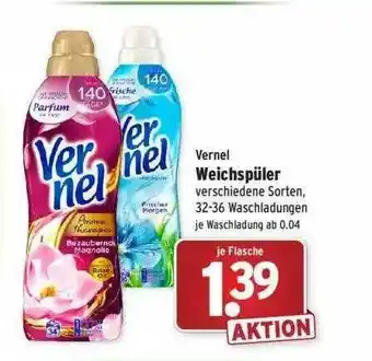 Wasgau Vernel Weichspüler Angebot