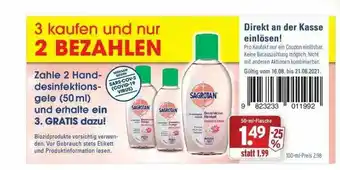 Wasgau Sagrotan 2 Handdesinfektionsgele Angebot