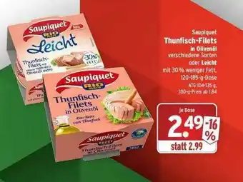 Wasgau Saupiquet Thunfisch-filets Angebot