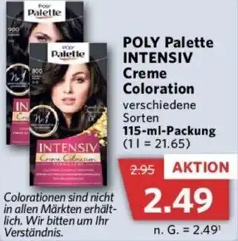 Combi POLY Palette INTENSIV Creme Coloration 115-ml-Packung Angebot