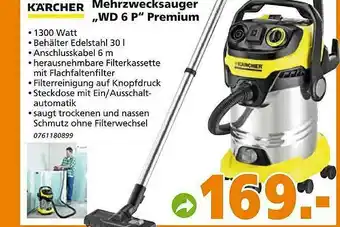 Globus Baumarkt Kärcher Mehrzwecksauger Wd 6 P Premium Angebot