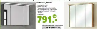 Globus Baumarkt Badblock „berlin” Angebot