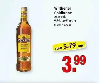 Markant Wilthener Goldkrone Angebot