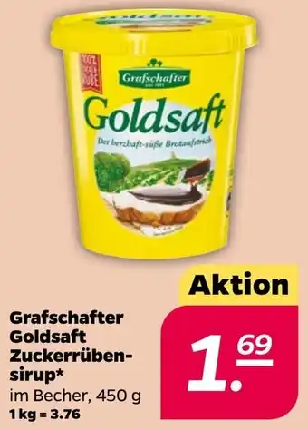 NETTO Grafschafter Goldsaft Zuckerrübensirup 450 g Angebot