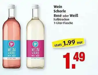 Markant Wein Schorle Rosé Oder Weiß Angebot