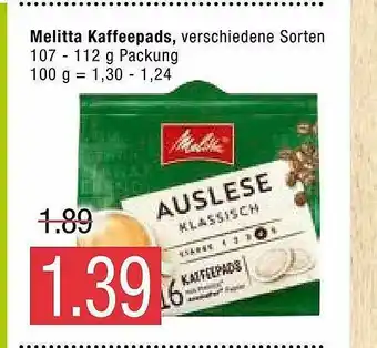 Marktkauf Melitta Kaffeepads Angebot