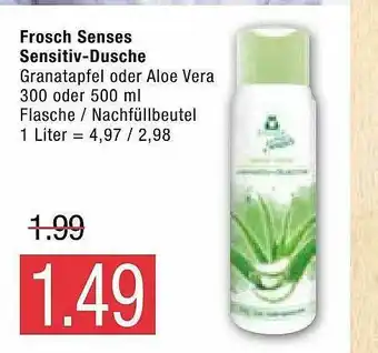 Marktkauf Frosch Senses Sensitiv-dusche Angebot