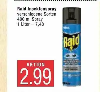 Marktkauf Raid Insektenspray Angebot