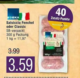 Marktkauf Edeka Salsiccia Fenchel Oder Classic Angebot