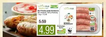 Marktkauf Natur Pur Bio Frische Grobe Bratwurst Angebot