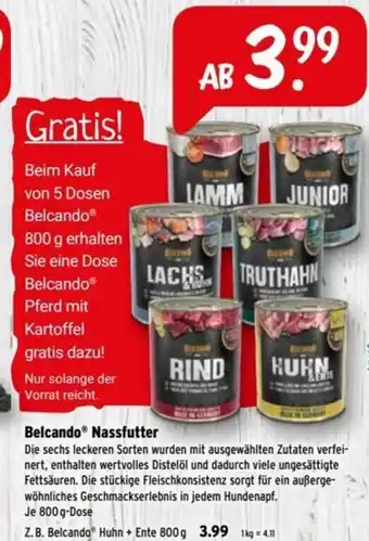 Raiffeisen Markt Belcando® Nassfutter 800g Angebot