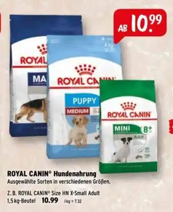 Raiffeisen Markt ROYAL CANIN® Hundenahrung 1.5kg Angebot