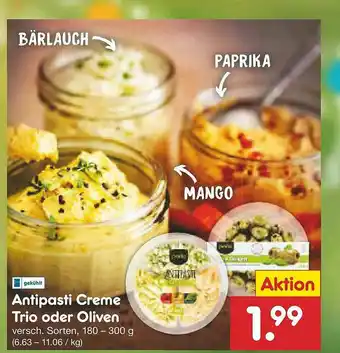 Netto Marken-Discount Antipasti Creme Trio Oder Oliven Angebot