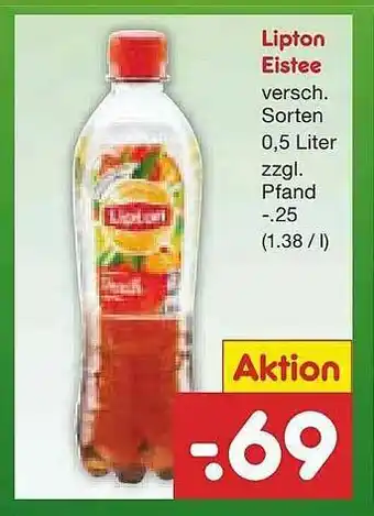 Netto Marken-Discount Lipton Eistee Angebot