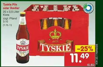 Netto Marken-Discount Tyskie Pils Oder Radler Angebot