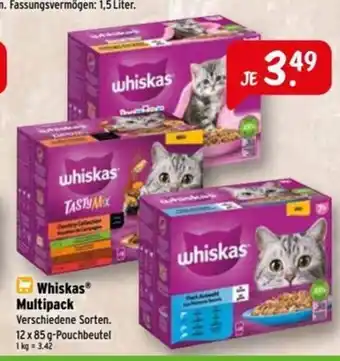 Raiffeisen Markt Whiskas Multipack 12*85g Angebot