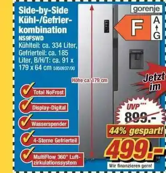 Poco Side By Side Kühl-gefrierkombination Angebot