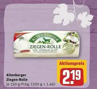 REWE Altenburger Ziegen-rolle Angebot