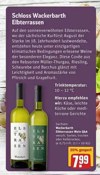 REWE Wackerbarth Elbterrassen Wein Qba Angebot