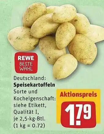 REWE Speisekartoffeln Rewe Beste Wahl Angebot