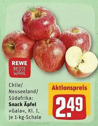 REWE Snack äpfel Angebot