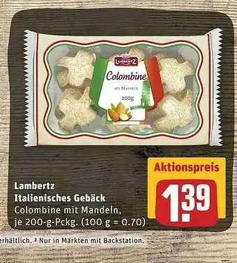 REWE Lambertz Italienisches Gebäck Angebot