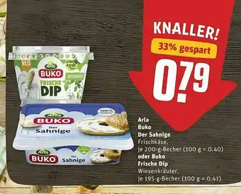 REWE Arla Buko Der Sahnige Oder Buko Frische Dip Angebot