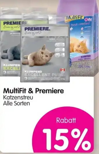 MegaZoo MultiFit & Premiere Katzenstreu Angebot