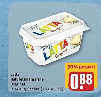 REWE Lätta Halbfettmargarine Angebot