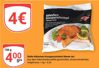 Globus Stolle Hähnchen Knusperschnitzel Wiener Art 750g Angebot