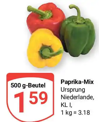 Globus Paprika-Mix 500 g-Beutel Angebot