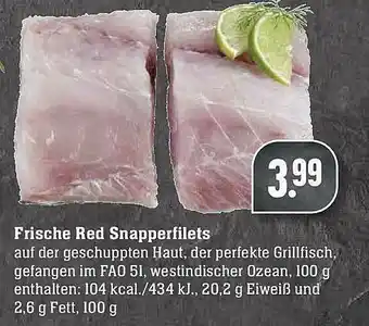 Scheck-in-Center Frische Red Snapperfilets Angebot